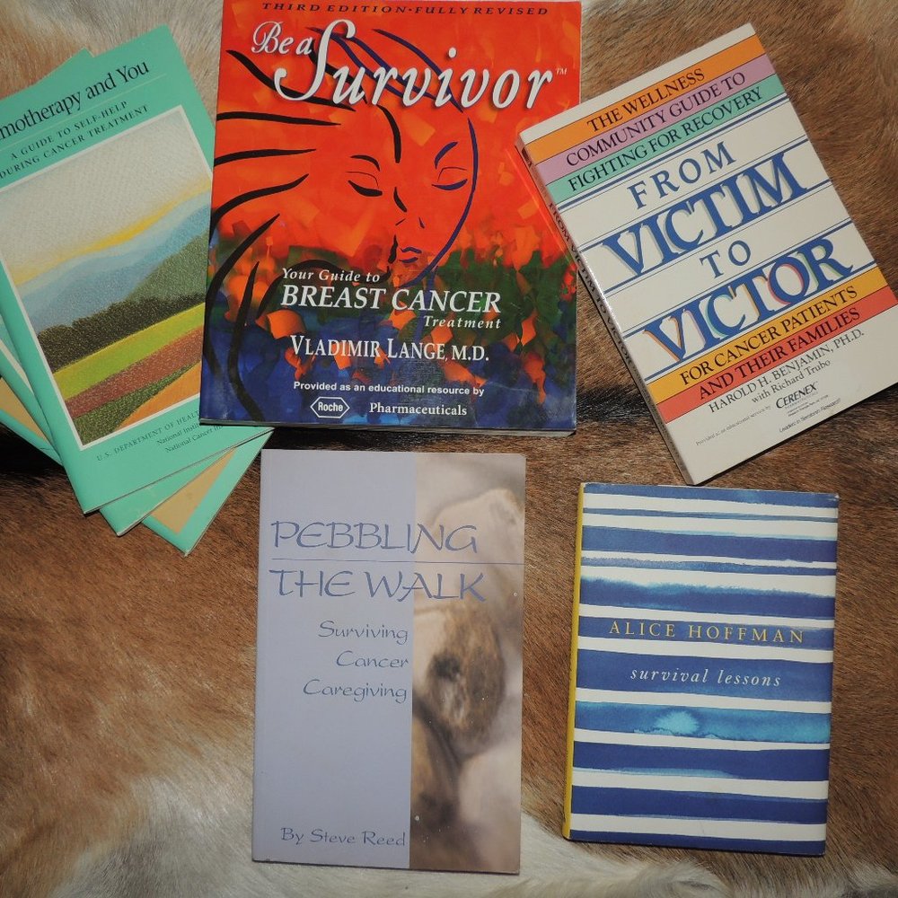 Cancer Diagnosis, Treatment, Self-Care, Caregiver, Diet - Book Bundle of 7